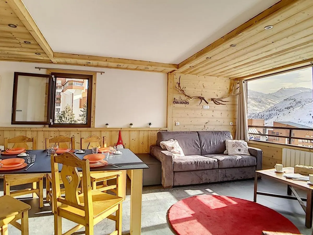 Lägenhet Charmant Appart 3 Pieces Avec Cabine, Skis Aux Pieds, Parking Inclus - Fr-1-344-796 Saint-Martin-de-Belleville Frankrike